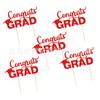 Temporada de Graduación 2026 Adornos para Pastel con Brillo Diploma Birrete de Licenciatura Decoración de Postre Adornos para Vasos de Papel