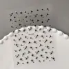 Adesivos Brilhantes de Estrela a Laser para Unhas, Estrela de Quatro Pontas Simples e Versátil Adesivos de Unha DIY Decorações Dh963