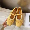 Zapatos Mary Jane de Tacón Alto Estilo Coreano para Mujer 2026 Nuevos Primavera/Verano con Faldas Zapatos de Ballet Suaves para Fiesta