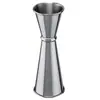 Explosiones acero inoxidable 304 doble cabeza cinturón rizador taza medidora 40/60ML taza medidora portátil bar de cócteles especial
