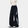 Pantalones Deportivos de Chándal para Hombre Estilo Americano Bloque de Color Otoño/Invierno 2026, Tela de Chándal Cepillada 320g, Pantalones Juveniles