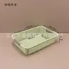 Caixa de Armazenamento Retangular de Plástico para Casa, Caixa Espessa para Armazenamento Diversos, Armazenamento de Arquivos de Mesa para Escritório