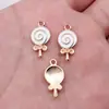 11X9Mm 0.86g Liga Multicor Pingente de Pirulito Gotejado Pulseira Brincos Colar DIY Feito à Mão