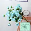 Peônia Artificial Exquisita de 7 Cabeças Salão de Casamento Decoração Suave Flor de Seda Fundo Decoração Peônia Recheada Flor Falsa