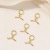 Hebilla de ot chapada en oro de 14K cobre chapado en oro real color 18k pulsera de retención de color cadena de clavícula hebilla de conexión accesorios hechos a mano DIY