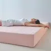 Protector de colchón impermeable, a prueba de orina y pelo de gato, funda de colchón ajustable de sábana bajera completamente sellada