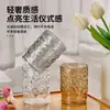 Vaso de Agua Acrílico, Vaso para Enjuague Bucal, Vaso para Jugo y Té, Anticaídas, Resistente a Altas Temperaturas, Vaso de Cafetería, Vaso de Plástico Transparente Colorido