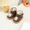 Botas de Nieve Lindas de Dibujos Animados Estilo Coreano para Niñas Botas de Nieve para Niños Botas Gruesas Cálidas de Algodón Grandes para Niños 2026