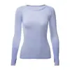 Novas roupas de yoga alta elasticidade sem costura top justo esportivo feminino manga longa corrida transfronteiriça secagem rápida fitness roupas alta elasticidade