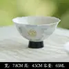 Dinastías Tang y Song Jade Arcilla Sombra Azul Begonia Pintado a Mano Kung Fu Juego de Té Cerámica Gaiwan Tetera Taza Portavasos Accesorios para Ceremonia de Té Colección