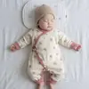Macacão para Recém-Nascido, Roupas de Bebê para Todas as Estações, Pijama 100% Algodão, Roupas de Borboleta para Bebê, Roupas de Monge, Primavera e Outono