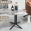 Mesa lateral de metal criativa nórdica simples e luxuosa leve Mesa de canto de designer Estilo industrial retrô Moderno Sala de estar Pequena mesa de centro redonda