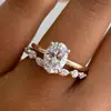 Sanjie shein AliExpress Anel de Diamante Ovo de Pombo Moissanita Simulado Anel Feminino ins Acessórios de Noivado de Celebridade da Internet Europeia e Americana