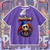 Camisetas de Manga Curta de Verão do Protótipo de Poppy Playtime para Meninos e Meninas, Tops Infantis