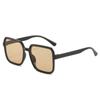 Nuevas Gafas de Sol Marinas de Moda para Exteriores Protección Solar Anti-UV Gafas de Sol de Marco Grande Cuadrado con Cadena Transfronteriza Europeas y Americanas