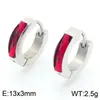 Brincos Quadrados de Zircônia Multicor Moda Europeia e Americana, Brincos de Luxo Acessível de Alta Qualidade, Brincos Unissex para Casal