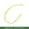 Simulación sauce supermercado decorativo mimbre sauce llorón colgante de pared boda interior planta verde 5 horquillas río dragón ratán venta al por mayor