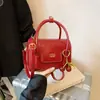Bolso Bandolera de Moda para Mujer 2025 Nuevo Otoño Coreano de Nicho Bolso Pequeño Bolso de Hombro de Mano Color Sólido Bolso Cuadrado Pequeño