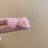 Estilo Pintura al Óleo Jardín de Monet Pendientes de Flor de Amor Perla Pendientes de Temperamento de Moda Lujo Ligero Pendientes de Gama Alta Venta al por Mayor
