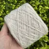 Bufanda Chal de Hilo de Mohair Súper Suave Degradado Arcoíris Hilo Mezclado a Mano Tejido Suéter para Bebé Parche para Bebé