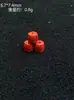 Accesorios de Arena Roja, Cuentas Hechas a Mano de Alta Calidad para DIY, Cuentas para Pulsera de Cinabrio Genuino, Accesorios Pequeños, Cuentas Sueltas al por Mayor