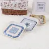 Vajilla de melamina plato cuadrado de hueso bandeja para frutas bandeja pequeña plástico hogar creativo plato para snacks plato para niños