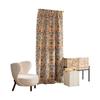 Cortinas Youzhuo Estilo Americano Retrô Florais e Pássaros Tecido Jacquard Cortinas de Cozinha Estilo Artístico Cortinas de Porta para Pousada Cortinas Decorativas