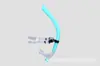 Tubo de Respiración para Entrenamiento de Natación Profesional, Equipo de Snorkel para Adultos y Hombres, Dispositivo de Respiración Frontal para Respiración Subacuática en Estilo Libre