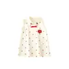 Vestido de verano para niña con cuello camisero, elegante vestido de princesa para bebés, 100% algodón, vestido sin mangas fino y dulce para el verano