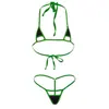 Pijamas Sexys Transfronterizos, Lencería Sexy Bikini de Tres Puntos Ebay Amazon, Conjunto de Tentación Real