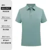 Camisa tipo polo de verano ropa de trabajo hecha a medida antiarrugas imitación seda helada algodón camisa de cultura corporativa con logo impreso camiseta de manga corta