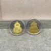 Pegatina de Teléfono de Oro Puro 999 Oro 2mg Princesa Por Favor Hazte Rico Rápido Lámina de Oro Atrae Dinero Pequeño Regalo Promocional Venta al por Mayor desde el Fabricante