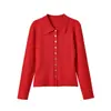 Ins estilo europeo y americano transfronterizo 2026 nueva moda elegante manga larga cuello camisero casual holgado con botones arriba top 1058803