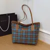 Bolso Transfronterizo Estilo Ins para el Trabajo Bolso Tote Grande de Hombro Bolso de Hombro Literario Elegante para el Trabajo
