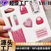 Pegatinas de cristal epoxi estilo ins transfronterizas, etiquetas de resina epoxi hechas a medida, etiquetas autoadhesivas 3D, pegatinas epoxi con logo
