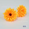 Flor de caléndula artificial crisantemo estilo europeo sombrero flor decorativa cabeza de flor boda festival flor para sostener accesorios utilería para sesión de fotos