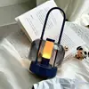 Un par de linternas de boda como regalo de novia, lámparas de boda rojas de alta gama para la decoración de la habitación nupcial, lámparas de mesa y lámparas de noche