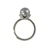 Anillo de Perla para Mujer Diseño de Nicho Estilo Frío Retro Francés Anillo Abierto para Dedo Lujo Ligero Avanzado Anillo Único para Dedo