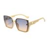 Ingrese D nuevas gafas de sol cuadradas de montura grande retro para mujer gafas de sol avanzadas para conducir al aire libre para viajar protección solar