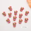 Acessórios de Unha Vestíveis de Resina, Acessórios de Joia Artesanais Imitando Gatinho para DIY, Decorações para Nail Art, Brincos, Acessórios para Capa de Celular