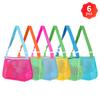 Nueva bolsa de juguetes para niños, bolsa de almacenamiento de conchas, bolsa de playa de viaje, bolsa de playa con perspectiva hueca, bolso de hombro