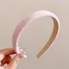 Nova Faixa de Cabeça Tendência 2025 para Mulheres com Coroa Alta, Doce Acessório de Cabelo Rosa para Lavar o Rosto