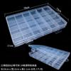 Ferramenta de armazenamento de caixa de armazenamento de material de jóias DIY artesanal transparente caixa de brinco caixa de brinco