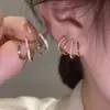 Venta transfronteriza aretes para mujer con diamantes aretes de alta gama Corea del Sur socialité joya de oreja retro francesa niche venta al por mayor