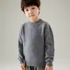 Suéter 100% Lã Outono Inverno Infantil Gola Alta Meia Pulôver Malha Solta Camisa Camada Base Meninos Meninas Roupa Íntima Suéter para Crianças Maiores