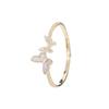 Pulsera de mariposa fritilaria natural de alta gama con circonita moda de lujo ligero Joker para mujer joyería de nicho de apertura al por mayor