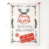 Presente de Natal Bolso Grande com Cordão Bolso de Cordão de Natal Bolsa de Lona Bolsa para Doces de Natal Maçã Decorações