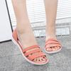 Sandálias para Mulheres Verão Transfronteiriças Novas Sapatos de Praia Planos Slip-On Sandálias de Praia à Beira-Mar Chinelos Casuais da Moda para Mulheres