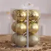 Nuevo Juego de Bolas de Navidad de Amazon, 6 cm, 12 Piezas, Decoración de Escena Navideña, Adornos de Bola para Colgar en el Árbol de Navidad