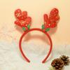 Lindo Diadema Navideña Asta de Alce Diadema de Cinco Estrellas Diadema Navideña para Niños Decoración para Diadema Accesorios para Horquilla